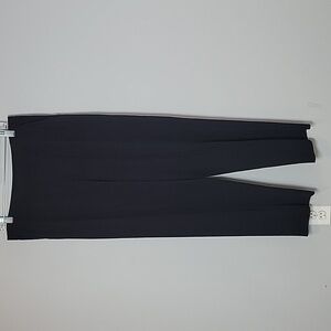 MING Wang Black knit pull on pants with pockets